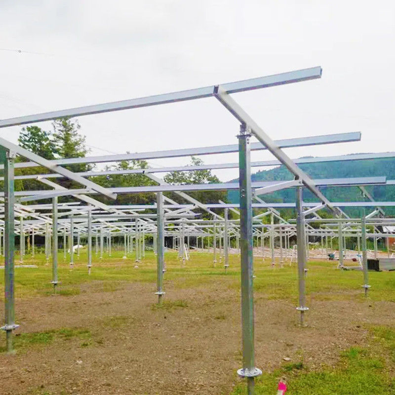 調整可能なアルミ製の地面ソーラーマウントシステム 太陽光装置のための耐腐蝕性
