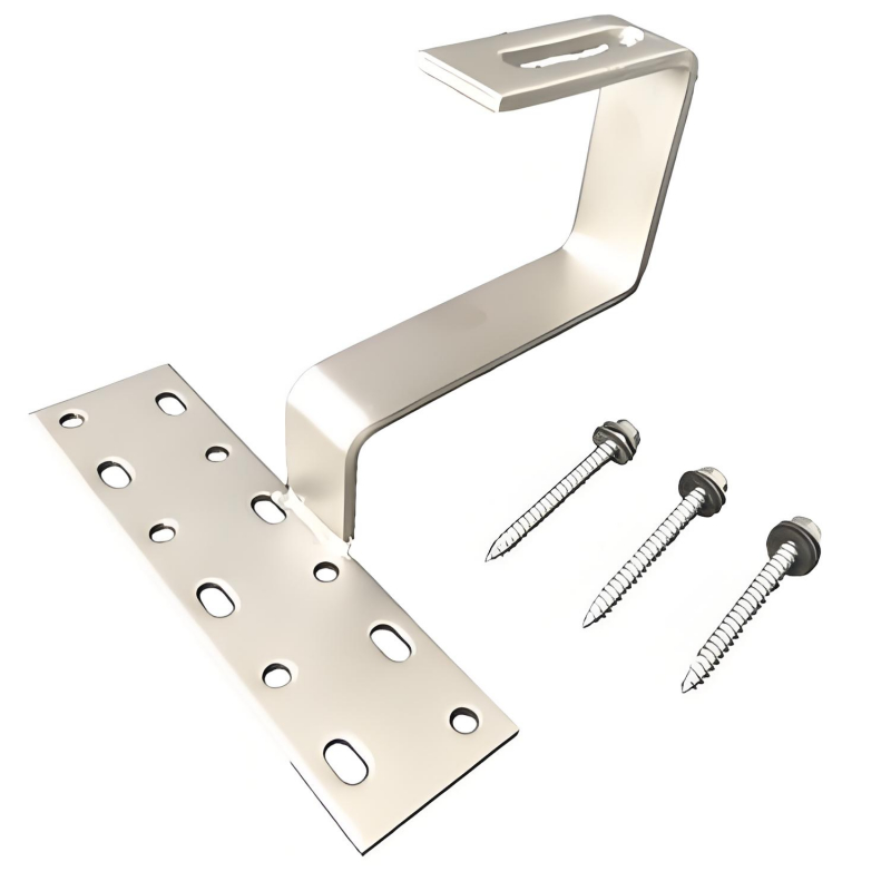 工場製 不同鋼 太陽光屋根 ハック 太阳電池パネル 太阳光スレート屋根のフラット屋根のマウントシステム