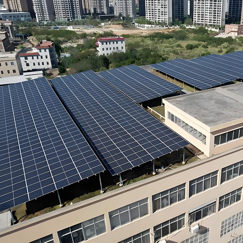 Aluminum Solar Roof Mounting Bracket Framed PV Modules Rooftop Installation System for Solar Panels