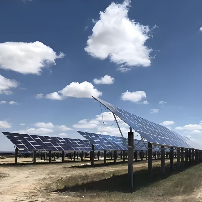 安定性と長寿性を保証する合金鋼と合金アルミニウム材料で構築された地面太陽装置支架